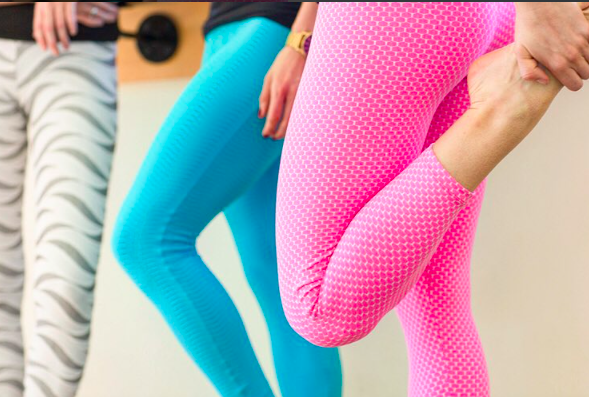 Honeycomb Reversible Capri - Pink