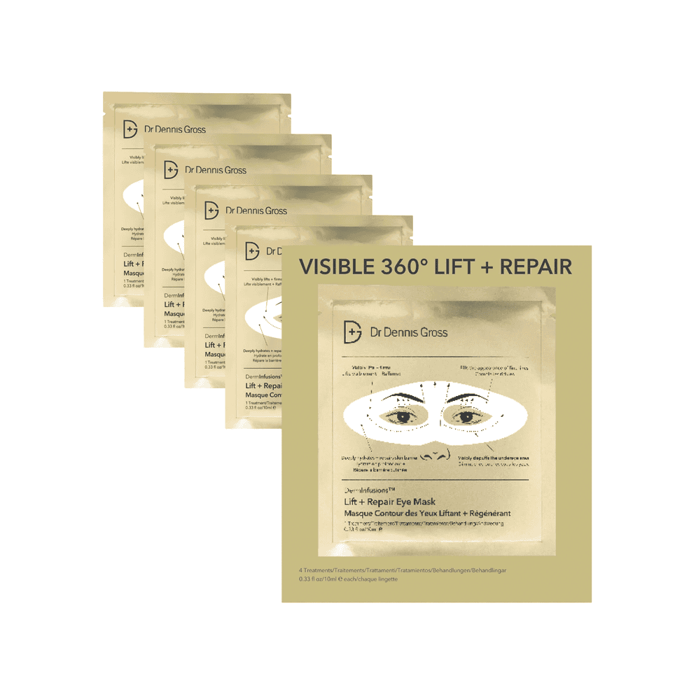 DermInfusions™ Lift + Repair Eye Mask 4 PK
