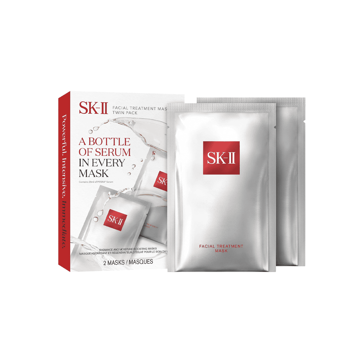 PITERA Facial Treatment Mask Twin Pack