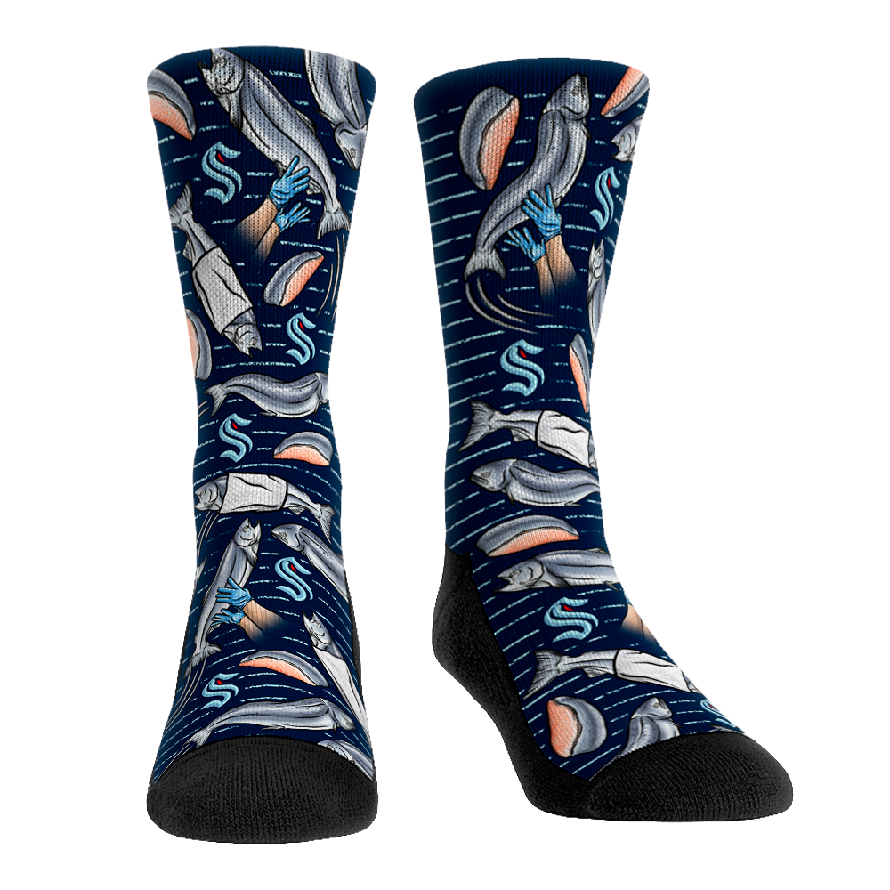 Seattle Kraken - Fish Market Crew Socks