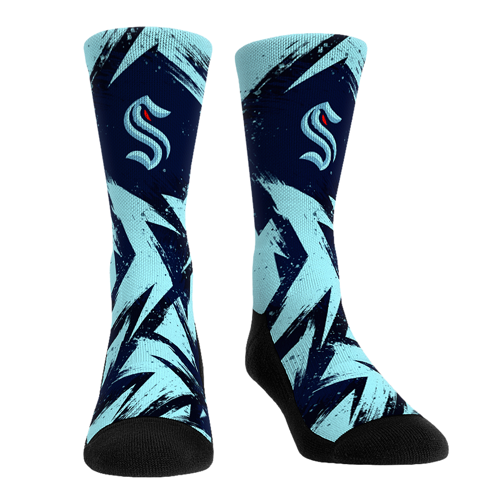 Seattle Kraken - Game Paint Crew Socks