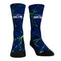 Seattle Seahawks - Cracked Marble Crew Socks