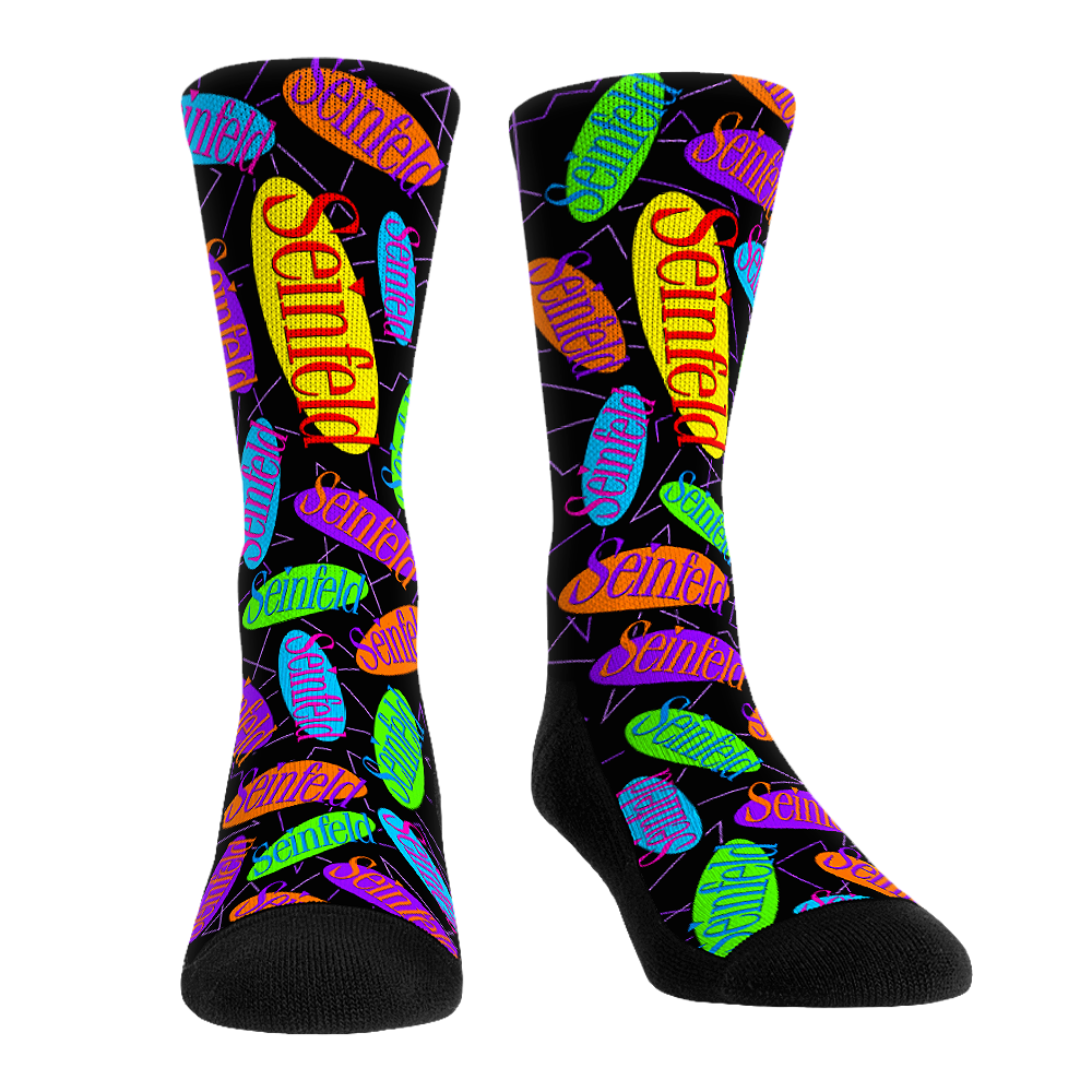 Seinfeld - Logo All-Over Crew Socks