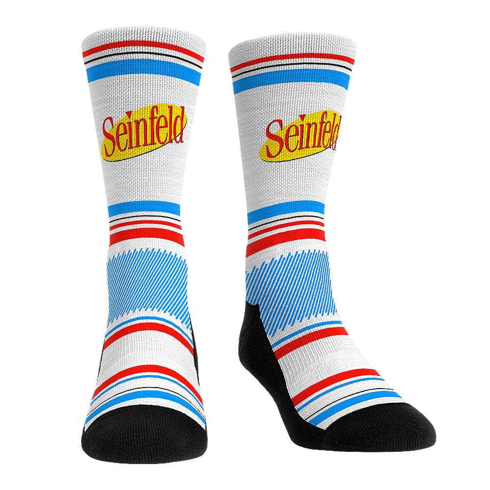 Seinfeld - Logo - Classic Stripes Crew Socks