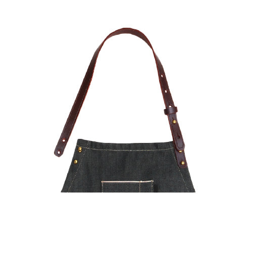 WONDERWALL ‘La Sélection Joyce’ THE SELVEDGE APRON WITH REMOVABLE LEATHER