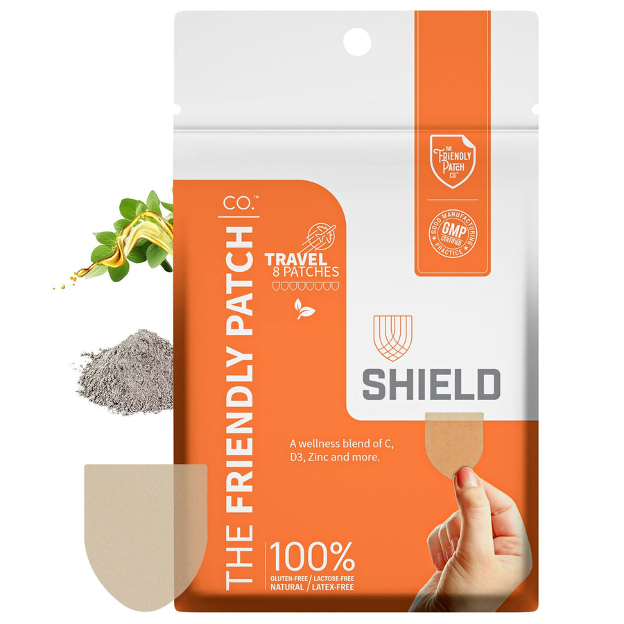 Shield Wellness: 12 - Hour High - Potency Immunity Patches - 8 Pack