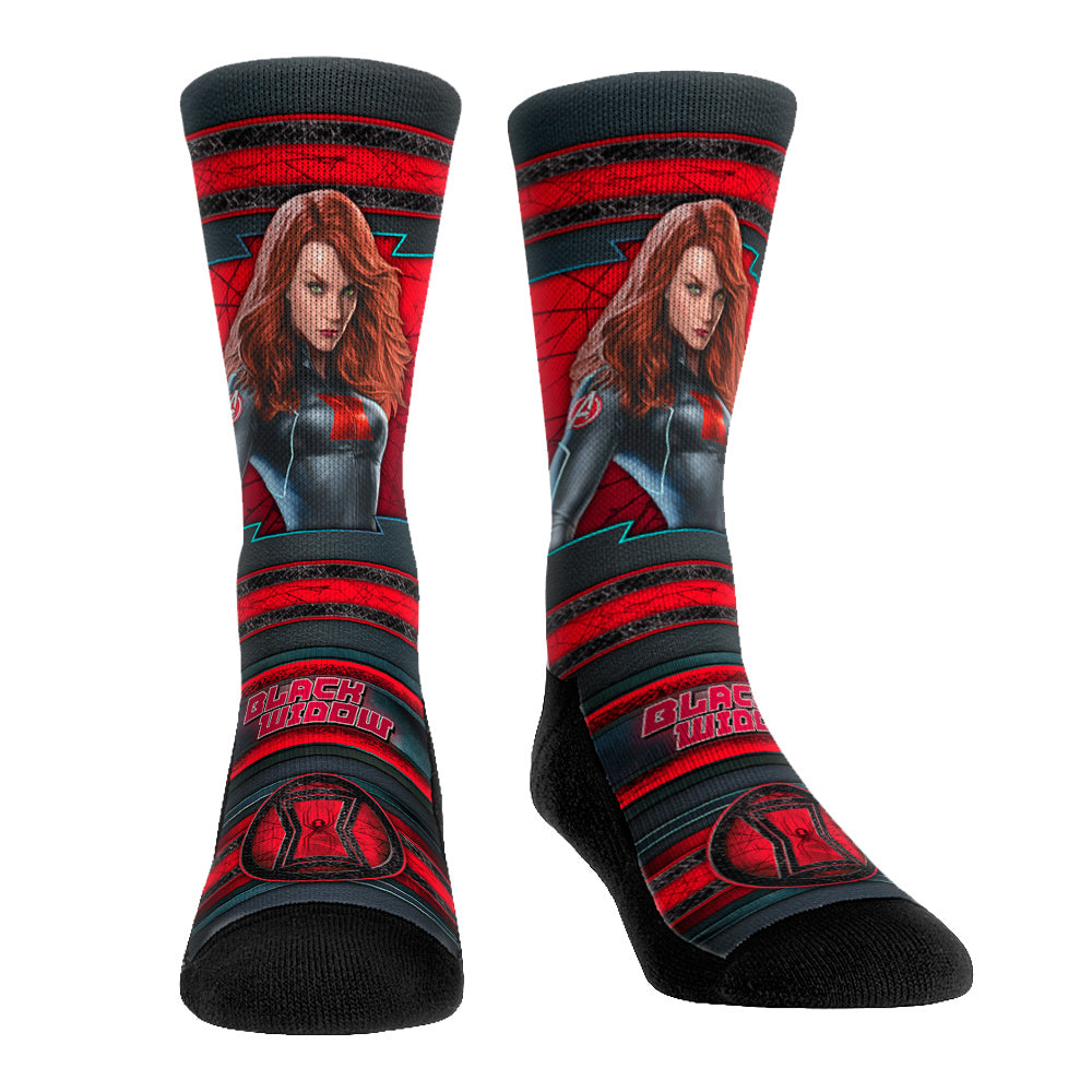 Black Widow - Hero Pose Crew Socks