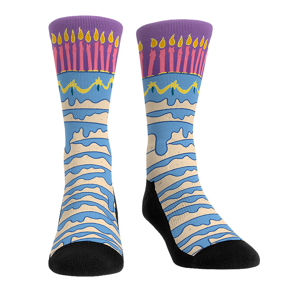 Sleeping Beauty - Birthday Cake Crew Socks