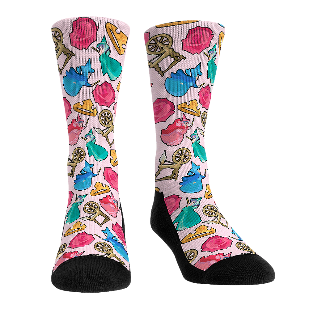 Sleeping Beauty - Icons All-Over Crew Socks