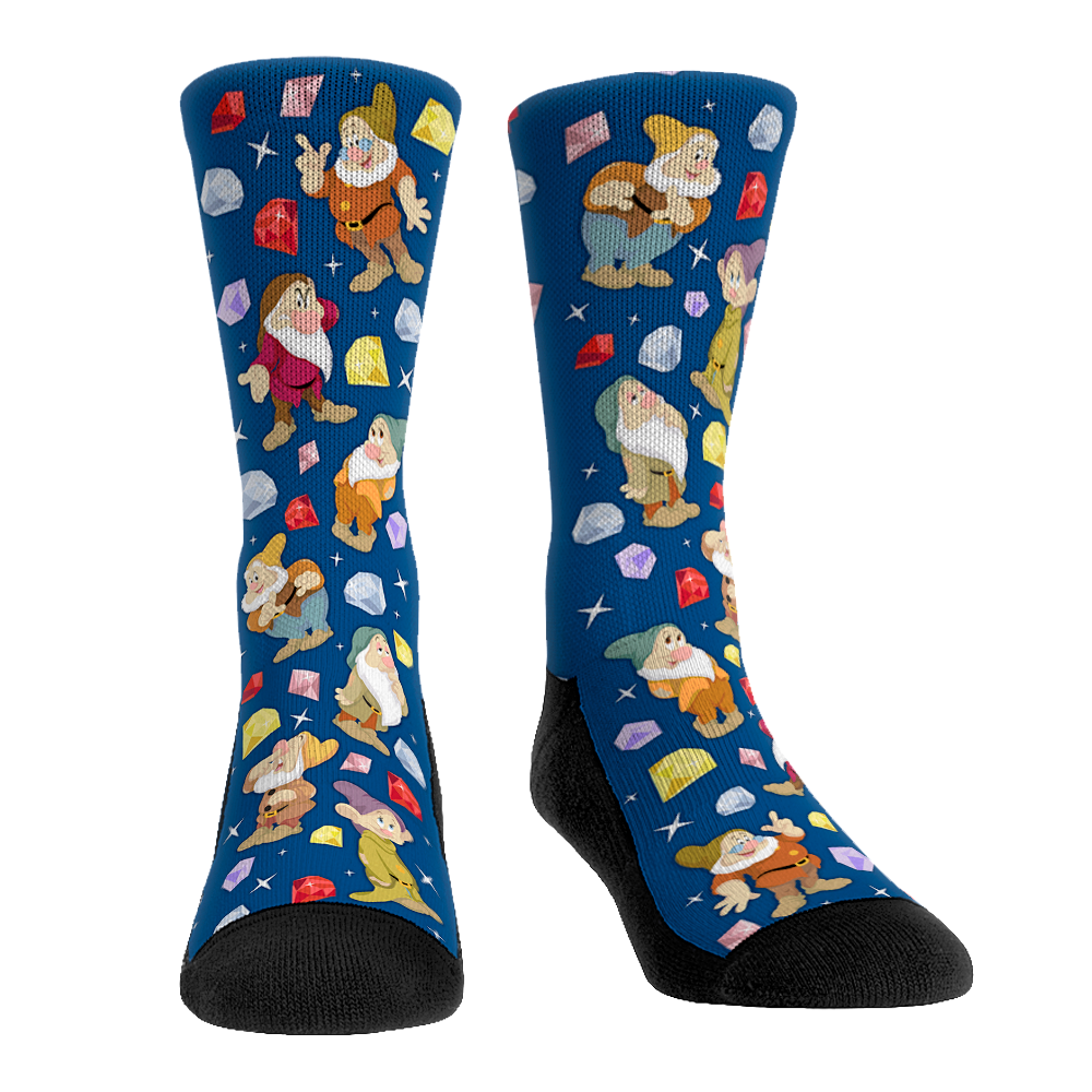 Snow White - Seven Dwarfs All-Over Crew Socks