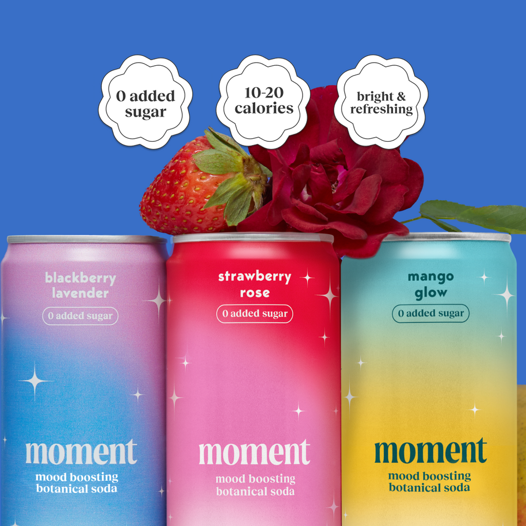mood - boosting sparkling variety (botanical soda | 24 pack)
