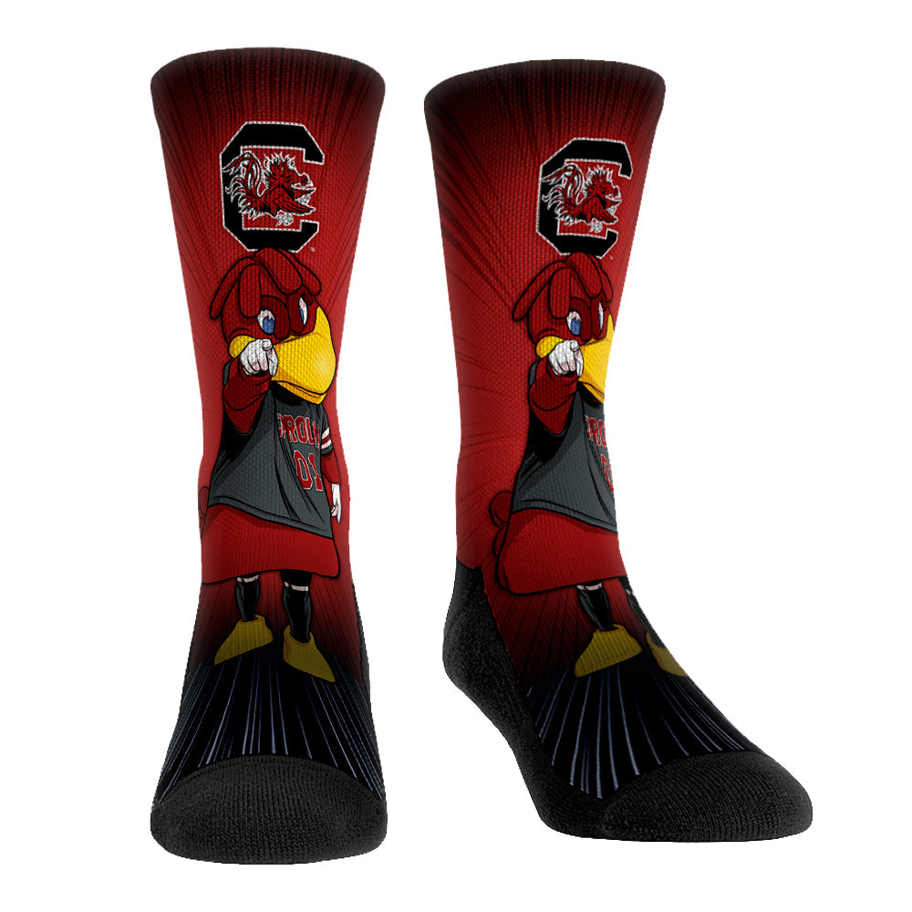 South Carolina Gamecocks - Mascot Pump Up! Crew Socks