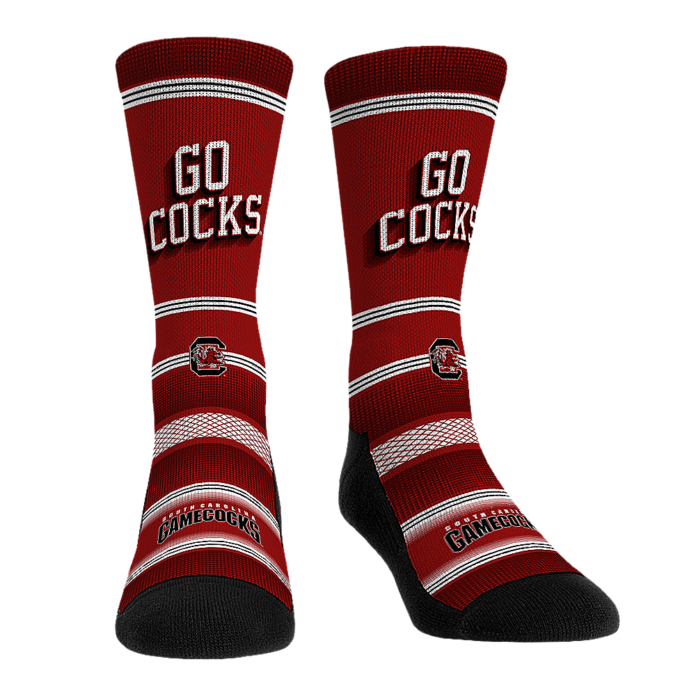 South Carolina Gamecocks - Go Cocks Crew Socks