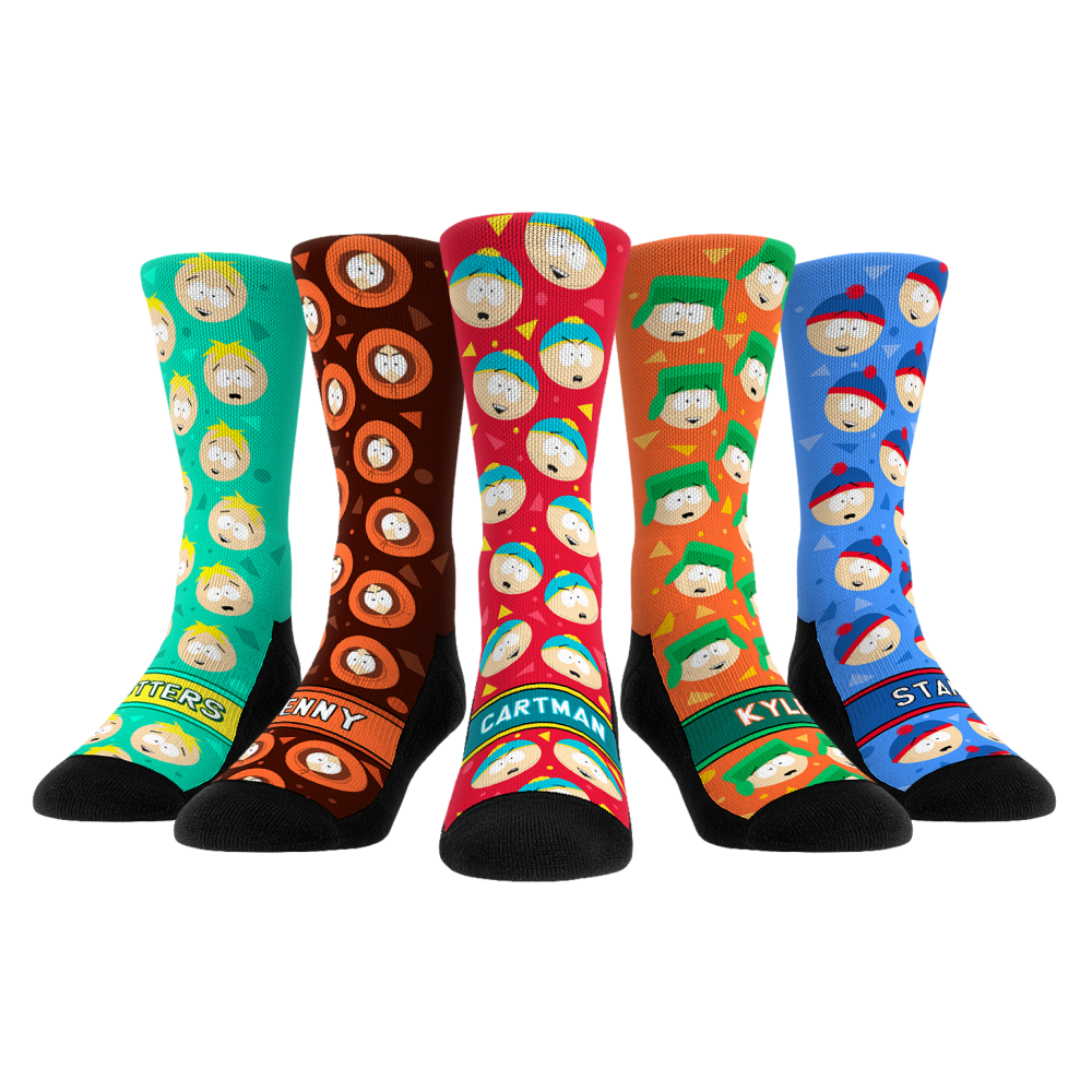 South Park All-Over (5-Pack) Crew Socks