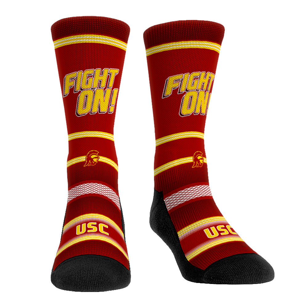 USC Trojans - Fight On! Crew Socks