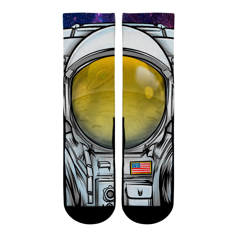 Astronaut - Split Face Crew Socks