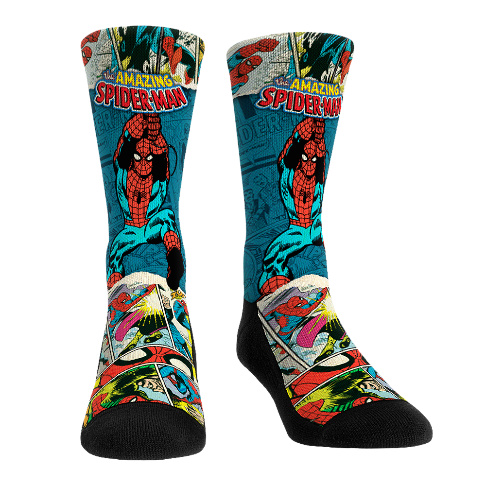 Spider-Man - Off Panel Crew Socks