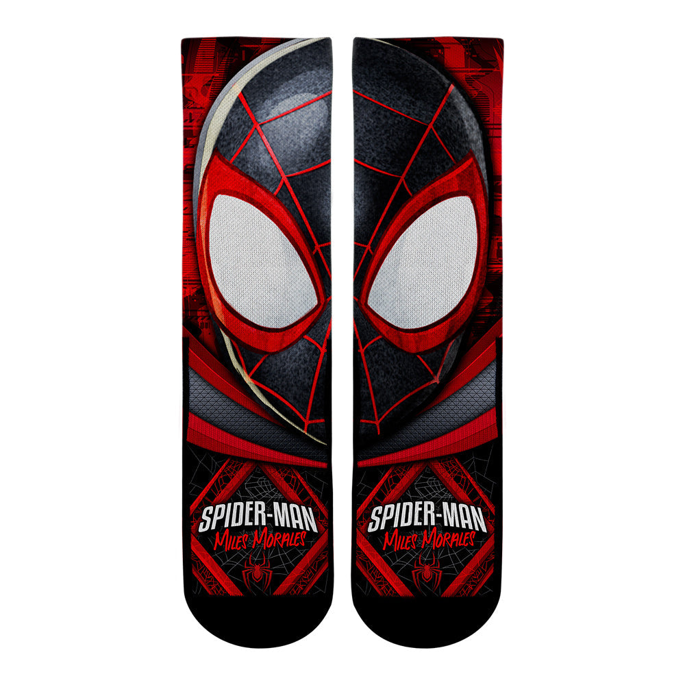 Miles Morales Spider-Man - Split Face Crew Socks