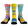 SpongeBob SquarePants - Showtime Crew Socks 3-Pack