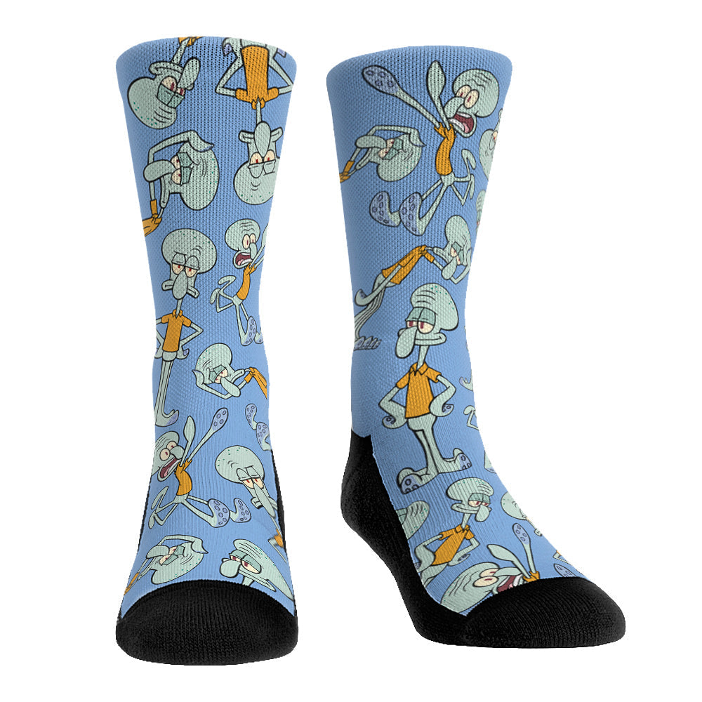 Squidward - Character All-Over Print Crew Socks