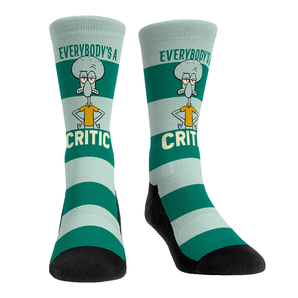 SpongeBob SquarePants - Bold Stripes (Squidward) Crew Socks