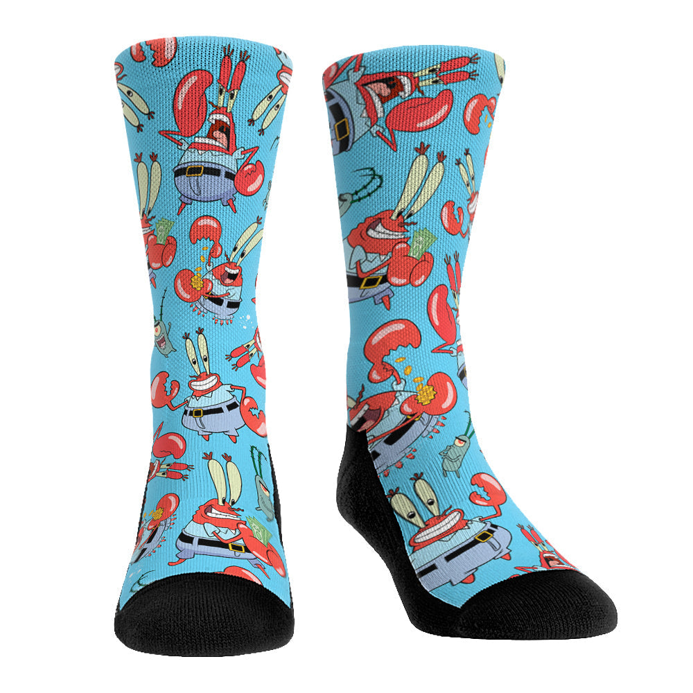 Mr. Krabs - Character All-Over Print Crew Socks