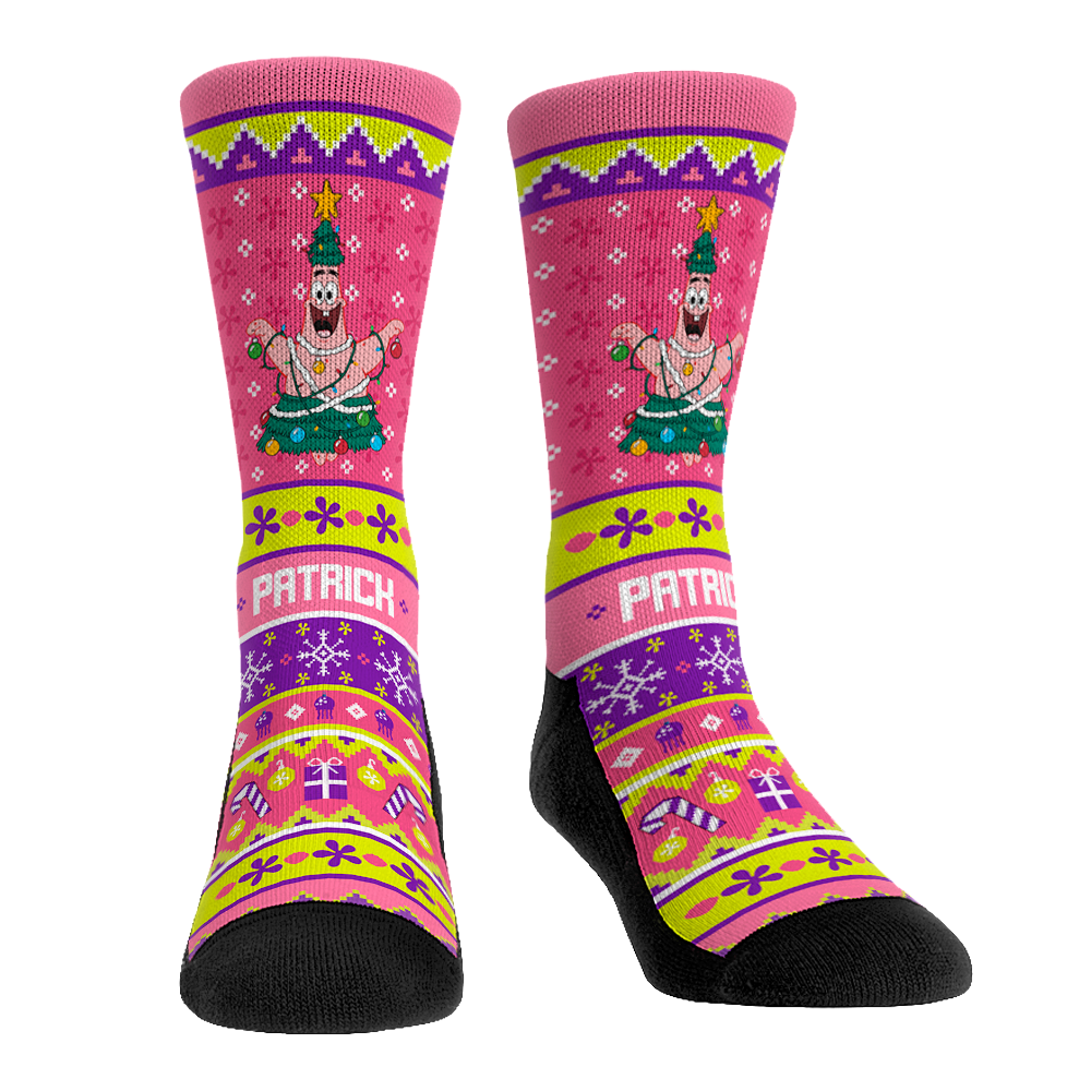 SpongeBob SquarePants Patrick Star - Tacky Sweater Crew Socks