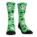 St. Patrick's Day - Checkerboard Smileys Crew Socks