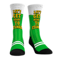 St. Patrick's Day - Green Beer Stripe Crew Socks