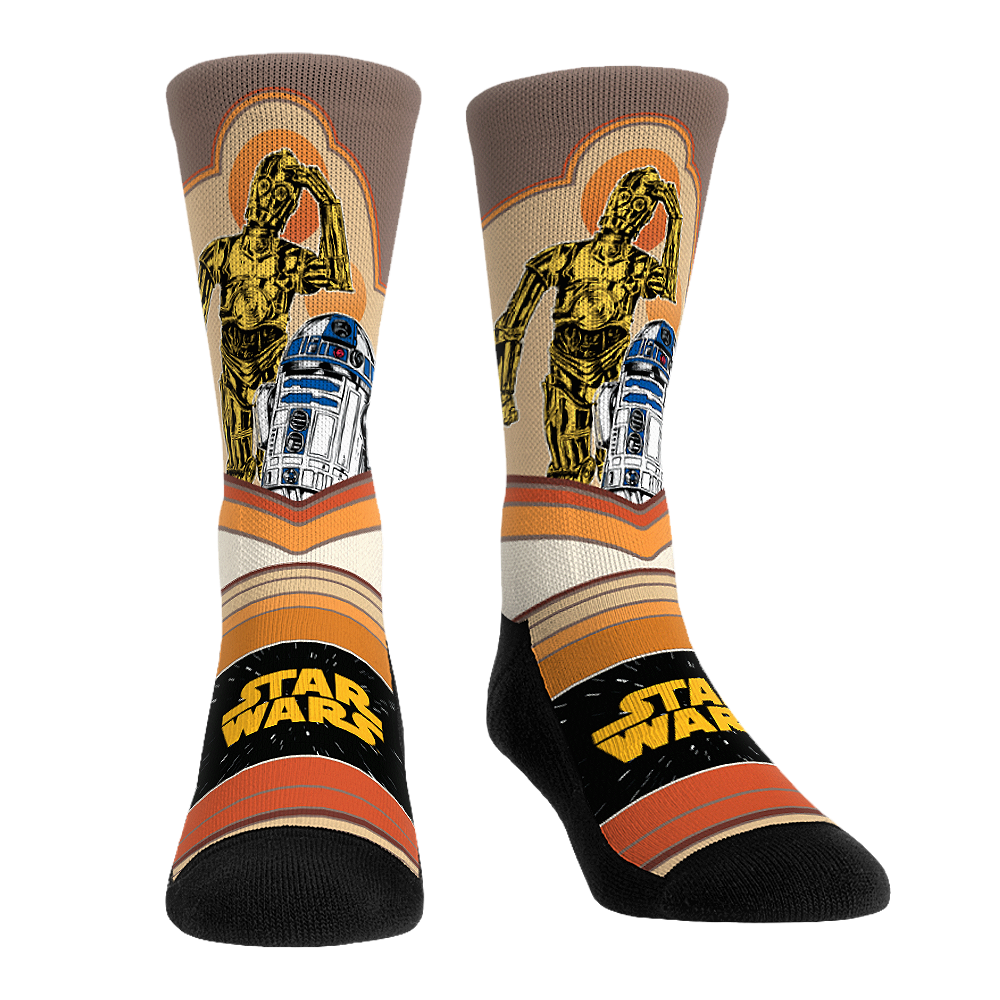 Star Wars R2-D2 & C-3PO - Vintage Crew Socks