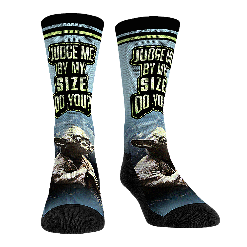 Star Wars - Judge Me by My Size Do You? Crew Socks
