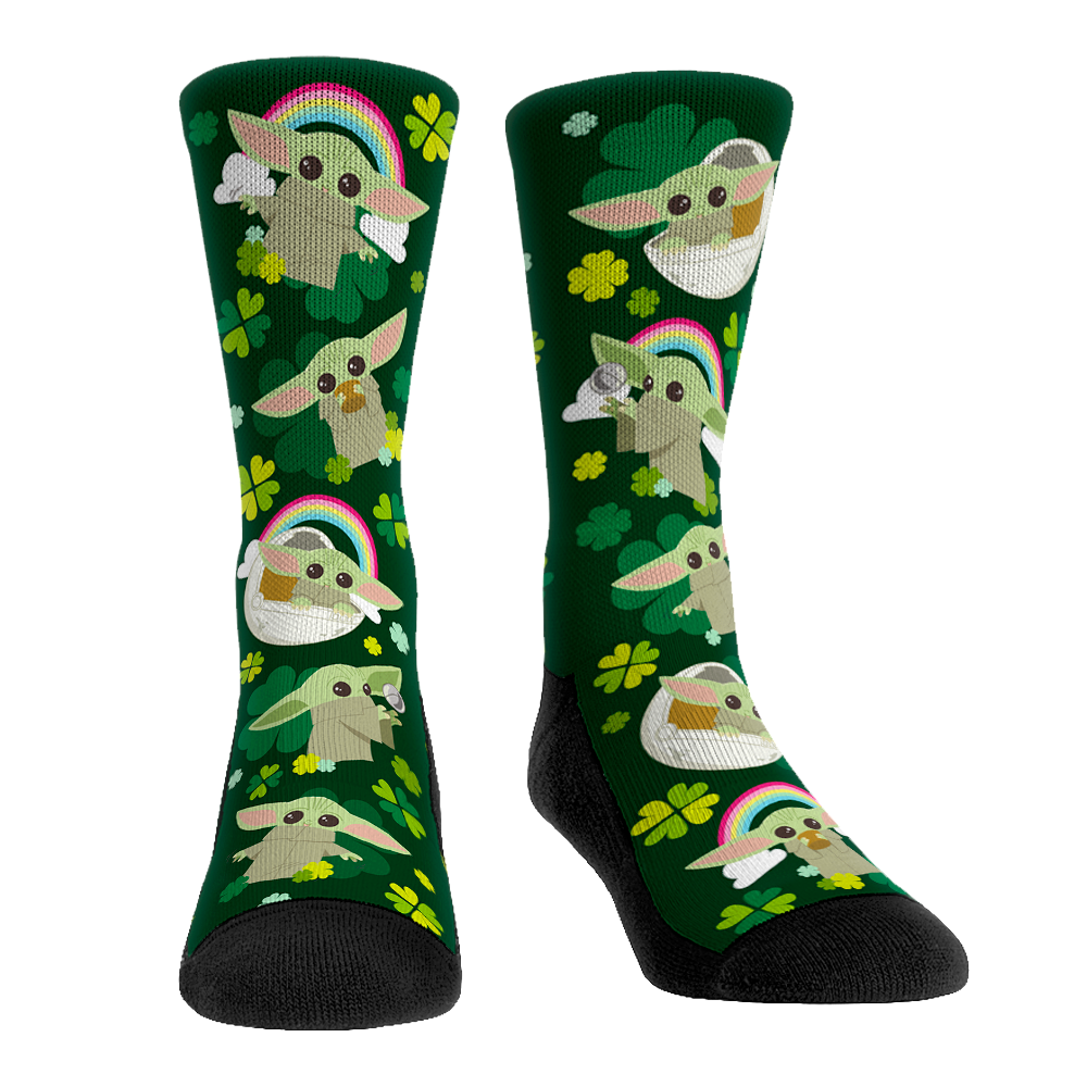 Star Wars - St. Patrick's Grogu All-Over Crew Socks