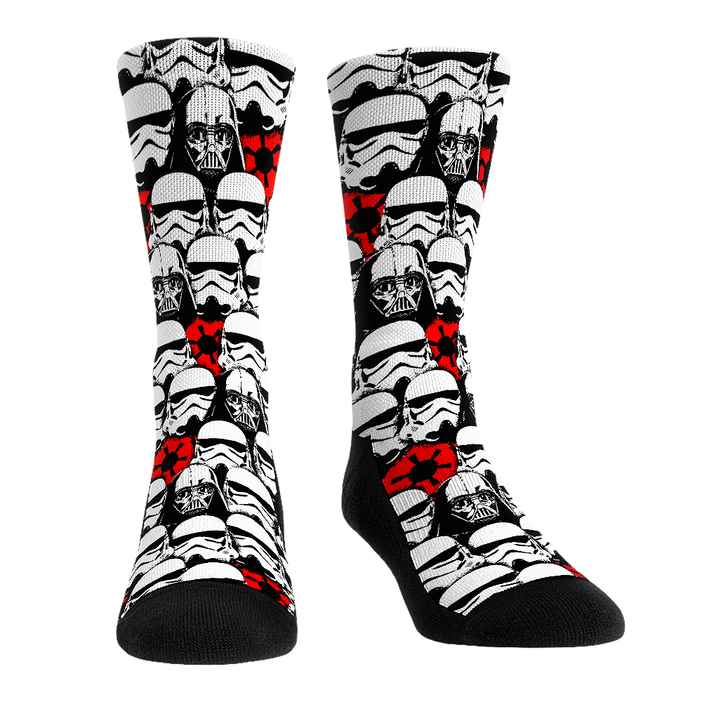 Star Wars Stormtroopers Stacked Crew Socks