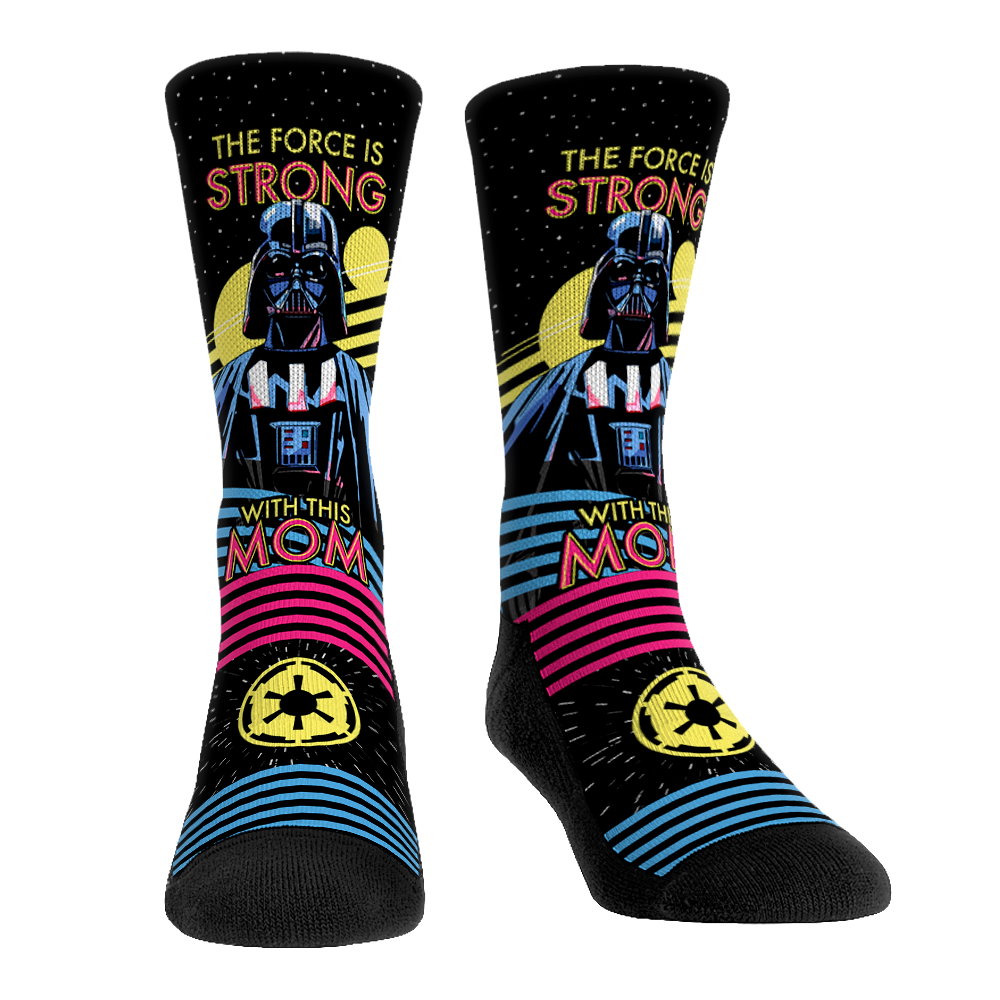 Star Wars - The Force Is Strong with This Mom Crew Socks