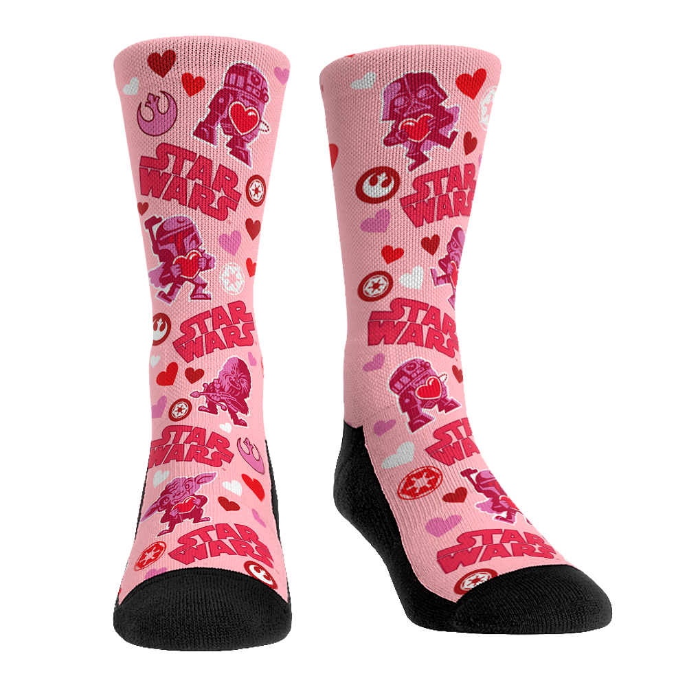 Star Wars - Valentines All-Over Crew Socks