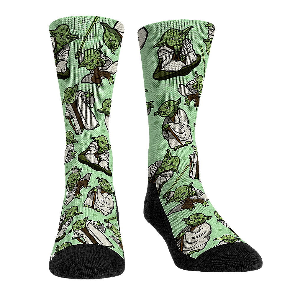 Star Wars Yoda - All-Over Crew Socks