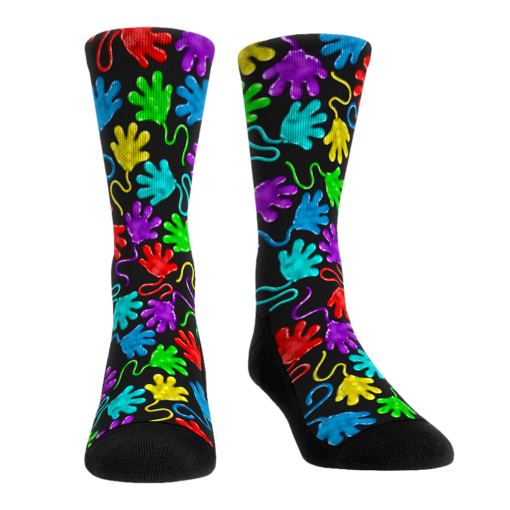 Sticky Hands - All-Over Crew Socks