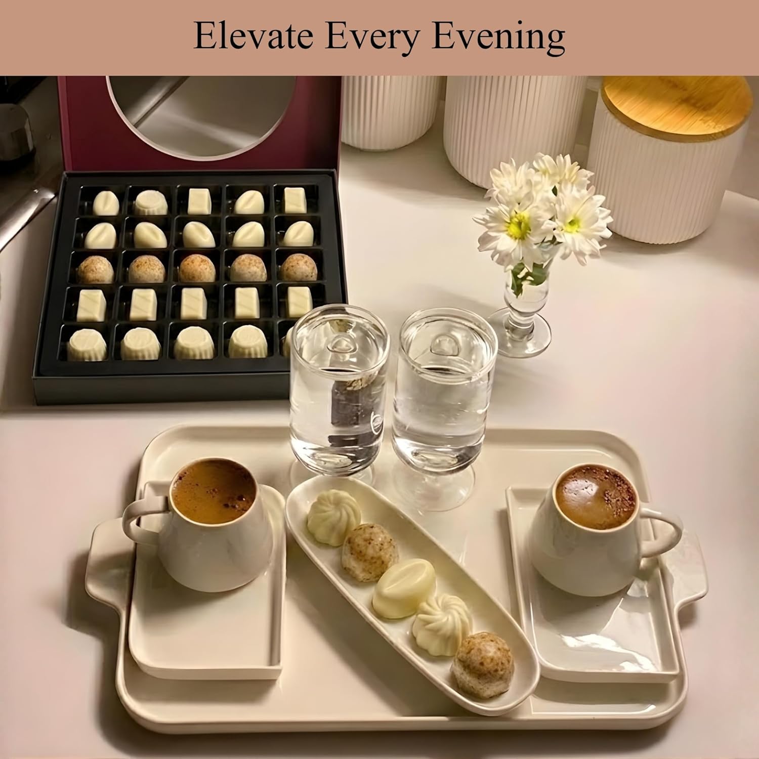 Andy Anand Sugar - Free Belgian White Chocolate Truffles & Pralines, 25 pc, 10.5 oz – Stevia Sweetened, Keto & Diabetic - Friendly Gift Box