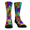 Melted Smiley Crew Socks