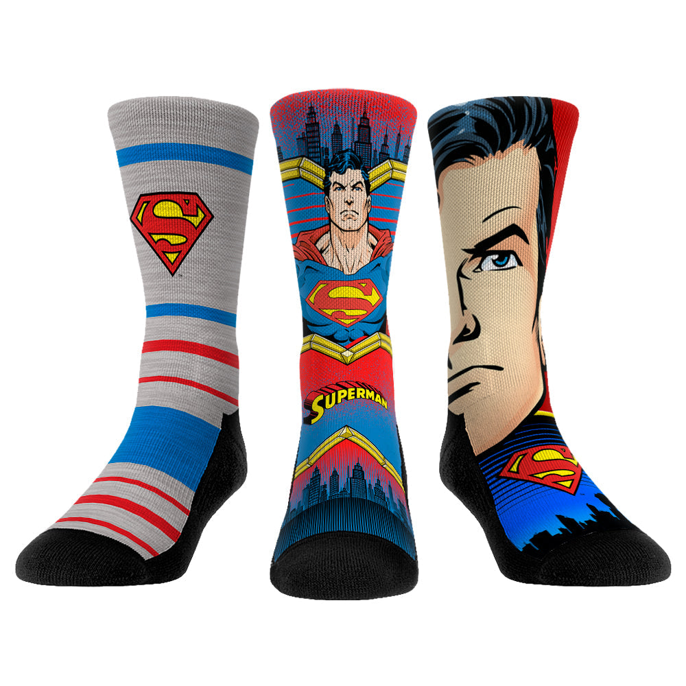Superman Crew Socks - 3-Pack