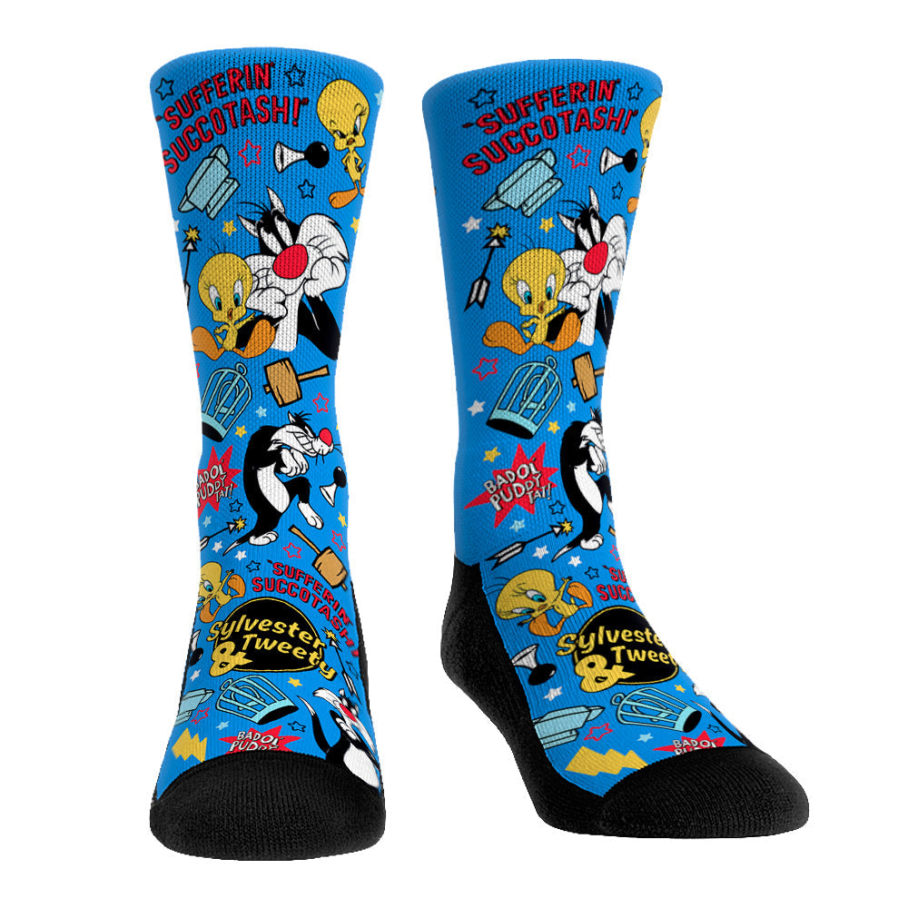 Sylvester & Tweety - Character Kaboom! Crew Socks
