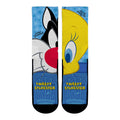 Sylvester & Tweety - Split Face Crew Socks