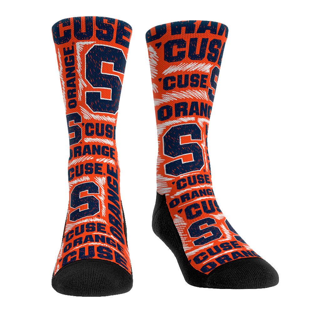 Syracuse Orange - Logo Sketch Crew Socks