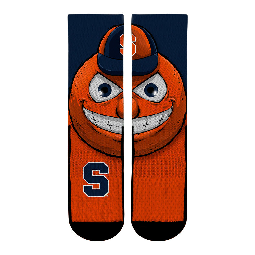 Syracuse Orange - Otto the Orange Mascot Crew Socks