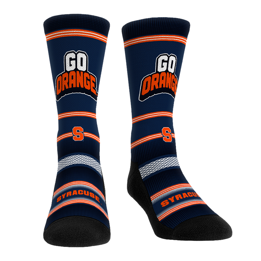 Syracuse Orange - Team Slogan Crew Socks