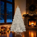 Artificial Christmas tree shown in a holiday room