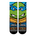 Teenage Mutant Ninja Turtles - Leonardo - Split Face Crew Socks