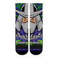 Teenage Mutant Ninja Turtles - Shredder - Split Face Crew Socks