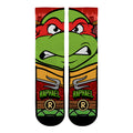 Teenage Mutant Ninja Turtles - Raphael - Split Face Crew Socks