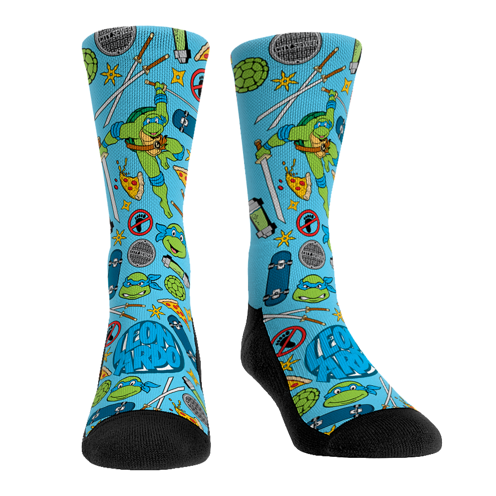 Teenage Mutant Ninja Turtles - Leonardo - Character Kaboom! Crew Socks